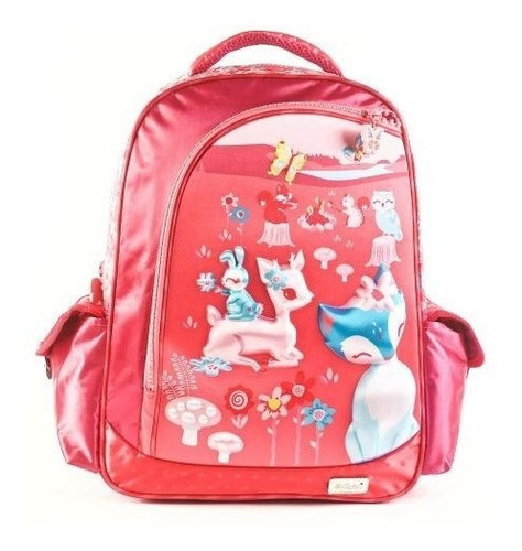 Mochila Espalda Kooshi - Animales Relieve 3d - Children's Color Rosa chicle