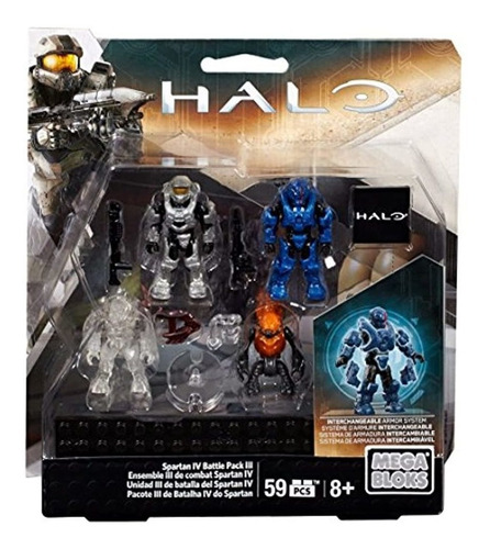 Mega Bloks Halo Spartan Iv Battle Pack Iii