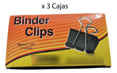 Ganchos Binder Doble Clip (32mm) #32 Printa