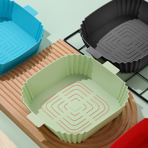 (gy) Air Fryer Paper Cesta Antiadherente De Silicona