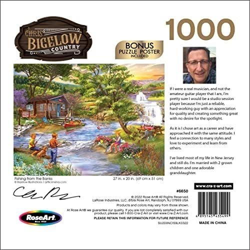 Chris 1000 Pc Puzzle - Pesca Desde Los Bancos
