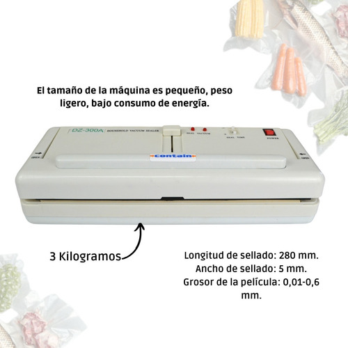 Empacadora Selladora Bolsas Al Vacío Externa Para El Hogar