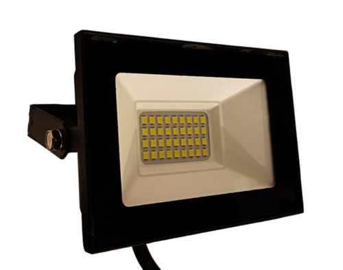 Reflector Proyector Aluminio Led 30w Luz Calida Candela