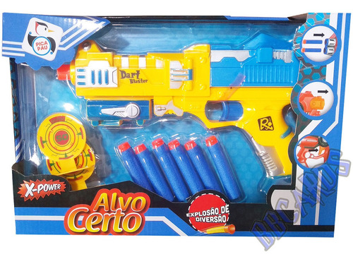 La pistola Super Dart Blaster dispara dardos de espuma blanda