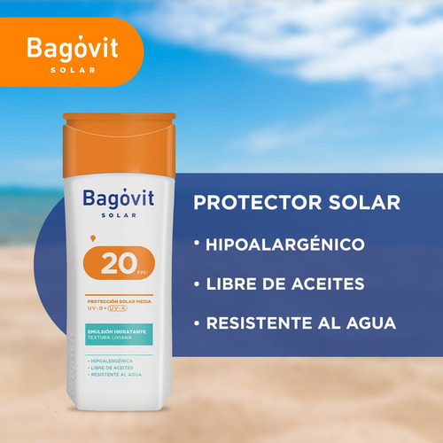 Bagovit Solar Family Care Emulsión Hidratante Fps20 200ml