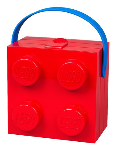 Lunchera Lego Contenedor Box Handle Manija Silicona Vianda 