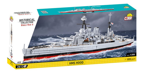 Barco Guerra Hms Hood Colección Histórica Ii Guerra Mundial