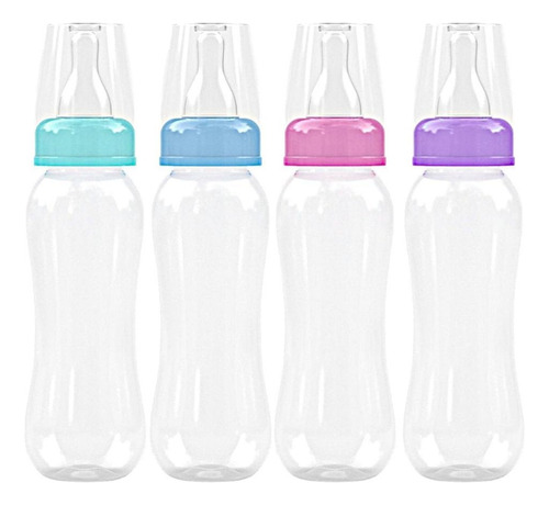 Mamadeira Infantil 240ml Bico De Silicone - Bpa Free 