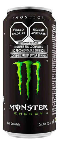 Bebida Energizante Monster Verde 473ml