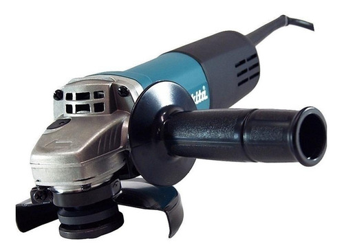 Amoladora angular Makita 9557HN color turquesa y negro 840 W 220 V + accesorio