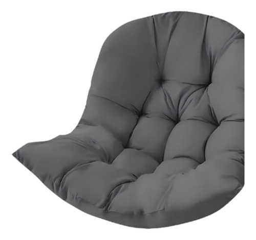 Cojín Para Silla Tipo Huevo, Suave, Cómodo Y Gris Oscuro