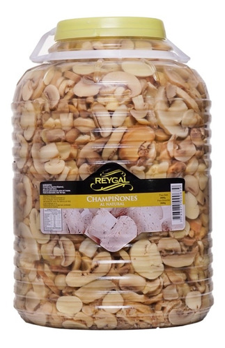 Champinones Laminados Reygal Premium - 5 Kg Escurridos