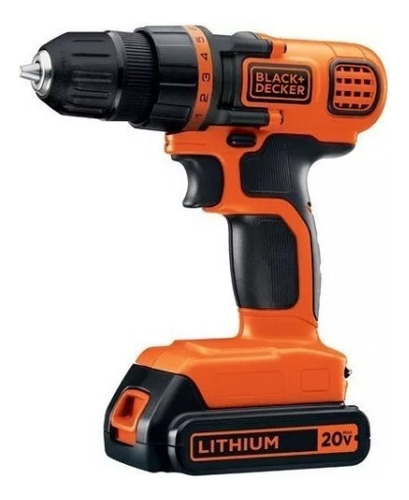 Taladro De Bateria Inalambrico Black Decker 20 Vts Max Drill