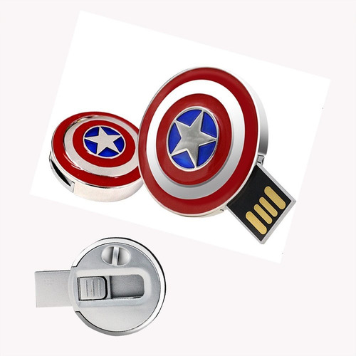 Memoria Jaster 32 Gb Capitán América: Escudo, Para Ti 