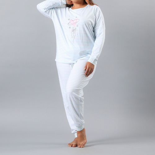 Pijama Polera Ajustable En Pretina Flores 33452-221