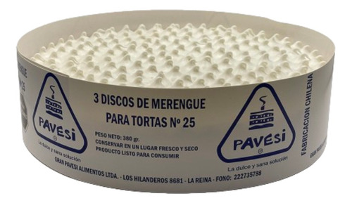 Disco Merengue 3 Discos N25 24 Cm