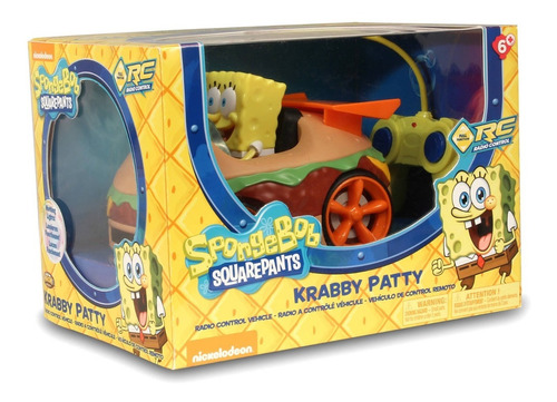 Carro Bob Esponja (radio Control) Krabbypatty Exclusivo