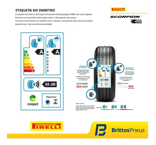 Pneu Commander Aro 18 Pirelli Scorpion S.i 235/55 R18 100v
