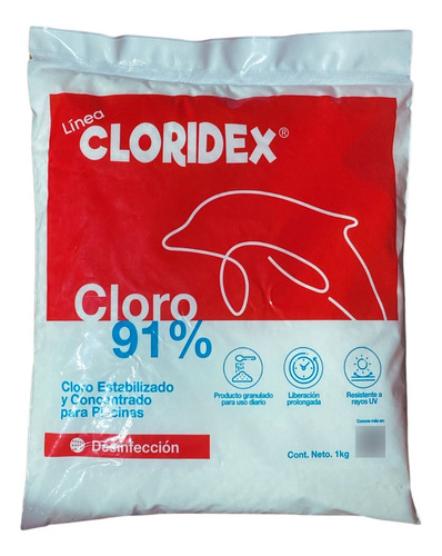 Cloro Al 91 Granular , Línea Cloridex X1kg X4kg X9 X20 X50kg