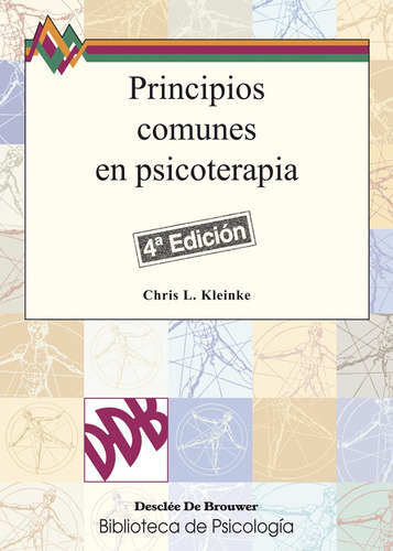 Principios Comunes En Psicoterapia, De Chris L. Kleinke