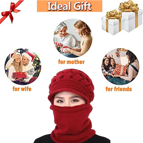 Gorro De Punto Cálido Para Hombres Y Mujeres