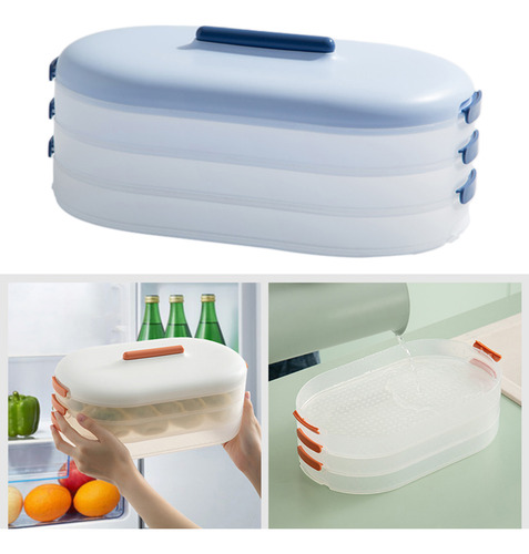 Refrigerador Contenedor De Alimentos Contenedores De Azul