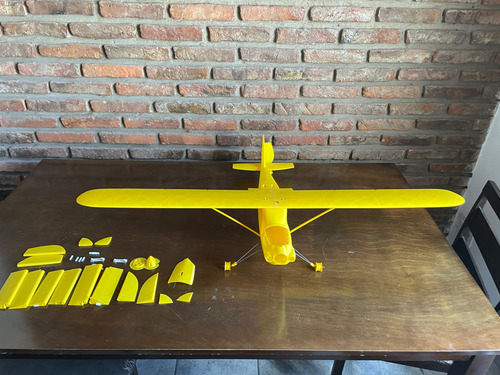 Kit Avión Rc Eléctrico Model B V2 Eclipson Super Cub Tundra Amarillo