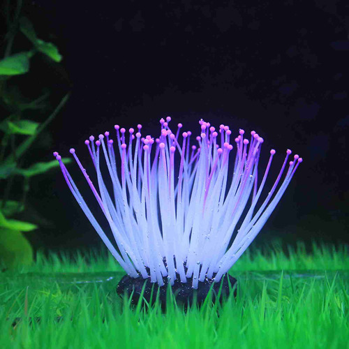 Efecto Brillante Artificial De Anémona Marina De Silicona Pa