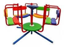 Comprar Calesita Infantil Reforzada  Listones Plástico Juegos Jardin