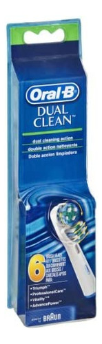 Oral-b - Cabezales De Cepillo De Limpieza Dual, 6 Ct