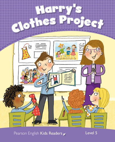 Penguin Kids 5: Harry'S Clothes Project Clil, de Crook, Marie. Série Readers Editora Pearson Education do Brasil S.A., capa mole em inglês, 2013