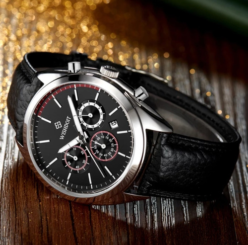 Wishdoit Relogio Masculino Quartzo Cronógrafo Luminosa
