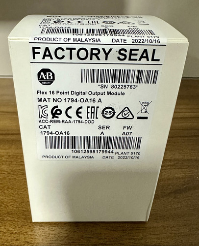 1794-oa16 Allen-bradley Flex I/o Output Module 85-132vac