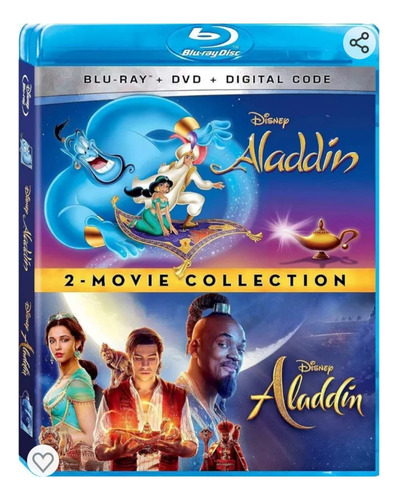 Aladdin Clasica Y Liveaction En Disco Bluray Alta Definición