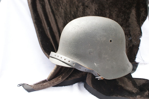 Casco Alemán M42 Heer Waffenss Textured Et64 Segunda Guerra 