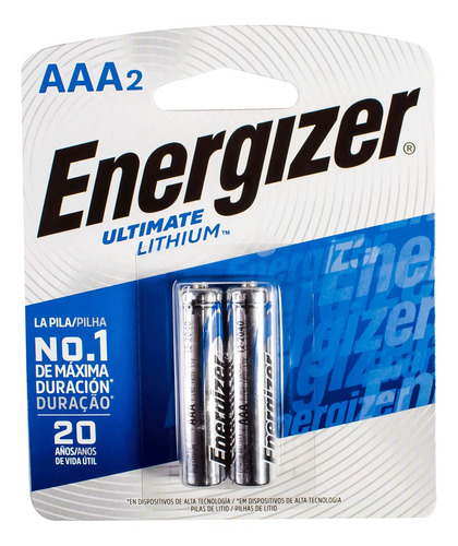 Aaa-bp2 - Pila Energizer Aaa Lithium 1.5 V Blx