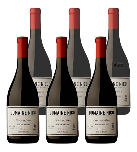 Vino Domaine Nico Grand Mere Pinot Noir 750ml Caja X6