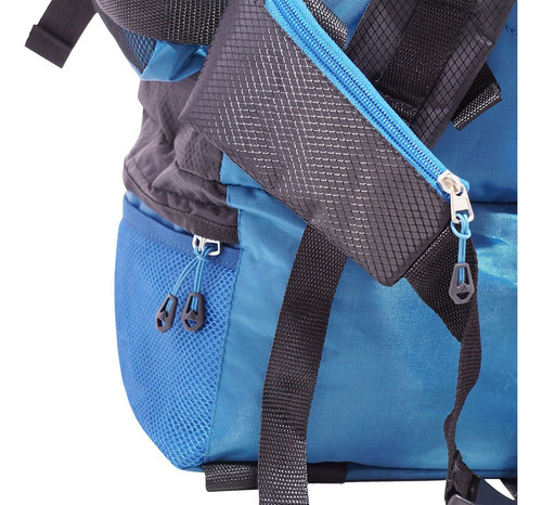 Mochila Mochilero Lsyd Grande Camping Pro Trekking 70 Litros Color Rojo Diseño De La Tela Liso