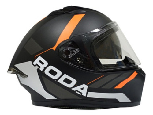 Casco Roda Course Cerrado Negro Mate Svs Certificado Dot