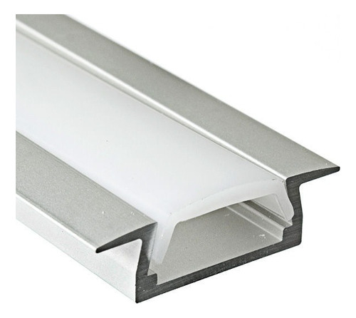 Perfil Aluminio Para Luz Led Empotrar 1m