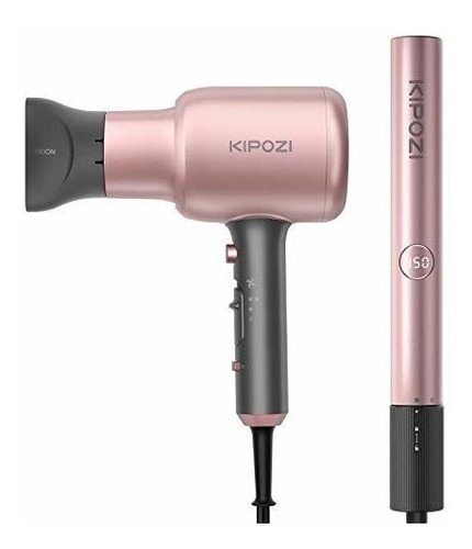Kipozi Hair Dryer Set, Hair Straightener And Blow