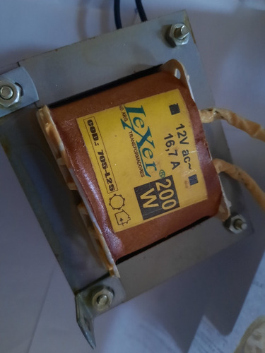 Transformador 220v 12vac16.7amp 200w Dimeri Bobinado Cobre