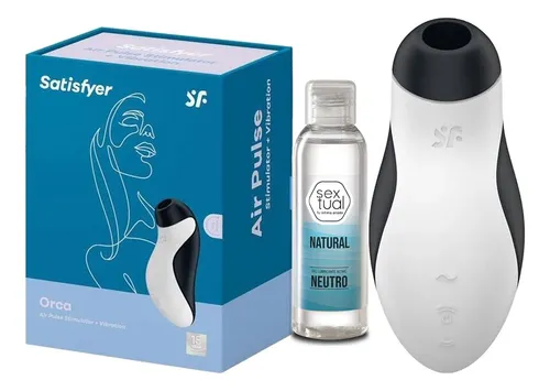 Succionador Y Vibrador 2 En 1 Satisfyer Orca Usb + Gel