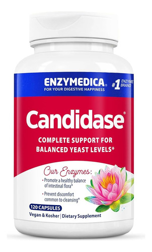 Enzymedica, Candidase, Enzimas Digestivas Para Una Limpieza