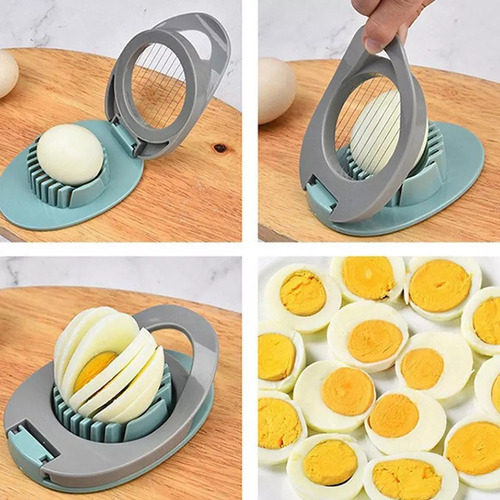 Cortador De Huevos Duros De Plástico Multifuncional