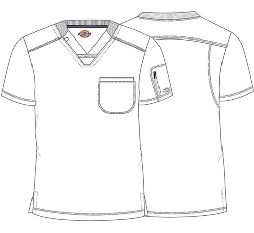 Imagen 5 de 6 de Dickies Dk610 Filipina Dynamix Hombre Quirúrgica Clínica
