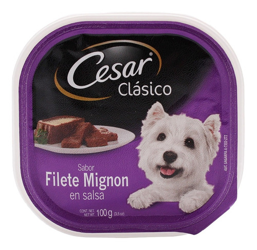 Alimento Para Perro Cesar Filete Mignon 100 Gr