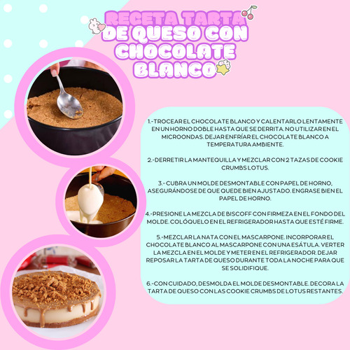 Kit Lotus Crema Untable Smooth3kg Galleta Molida Crumble750g