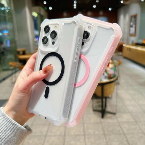 Funda Para iPhone Uso Rudo Defender 2 En 1 Con Magsafe