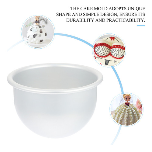 Práctico Molde Para Tartas Modelo Semicírculo